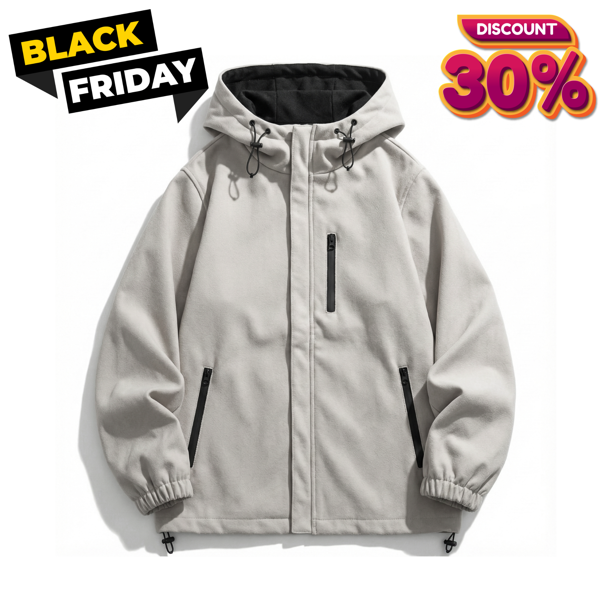 VANJA GREY OVERSIZED JACKET