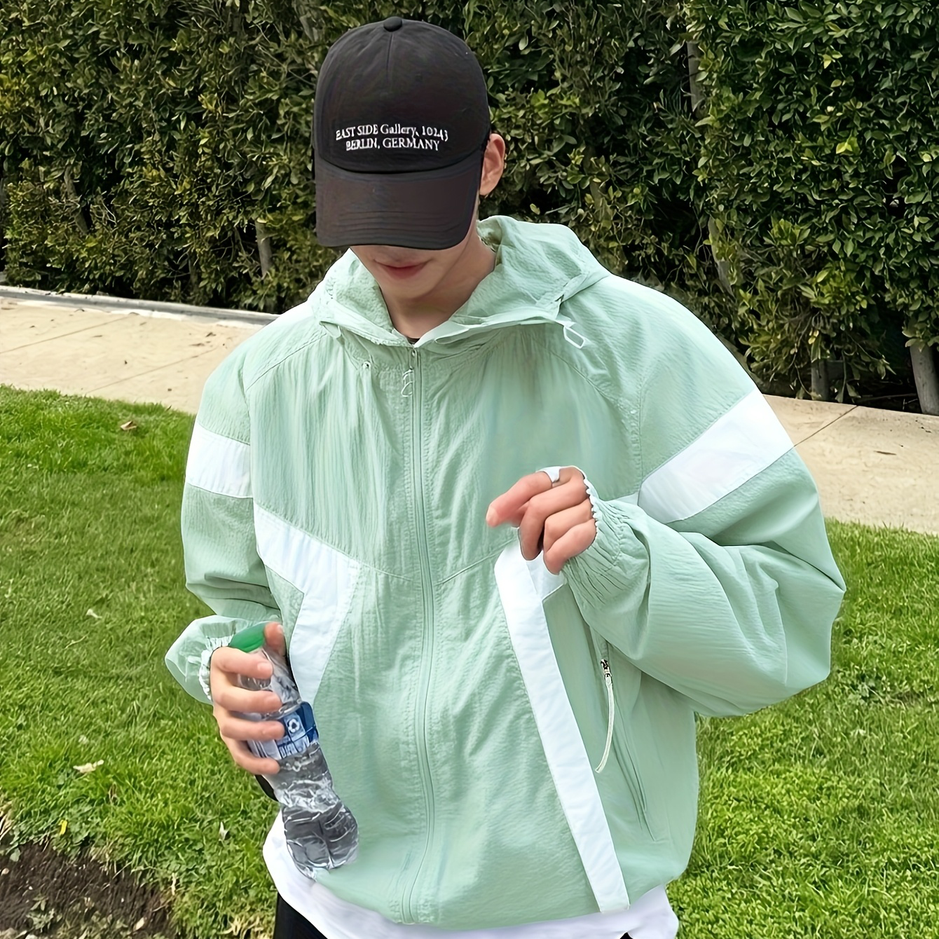 Urban Stripe Hooded Jacket