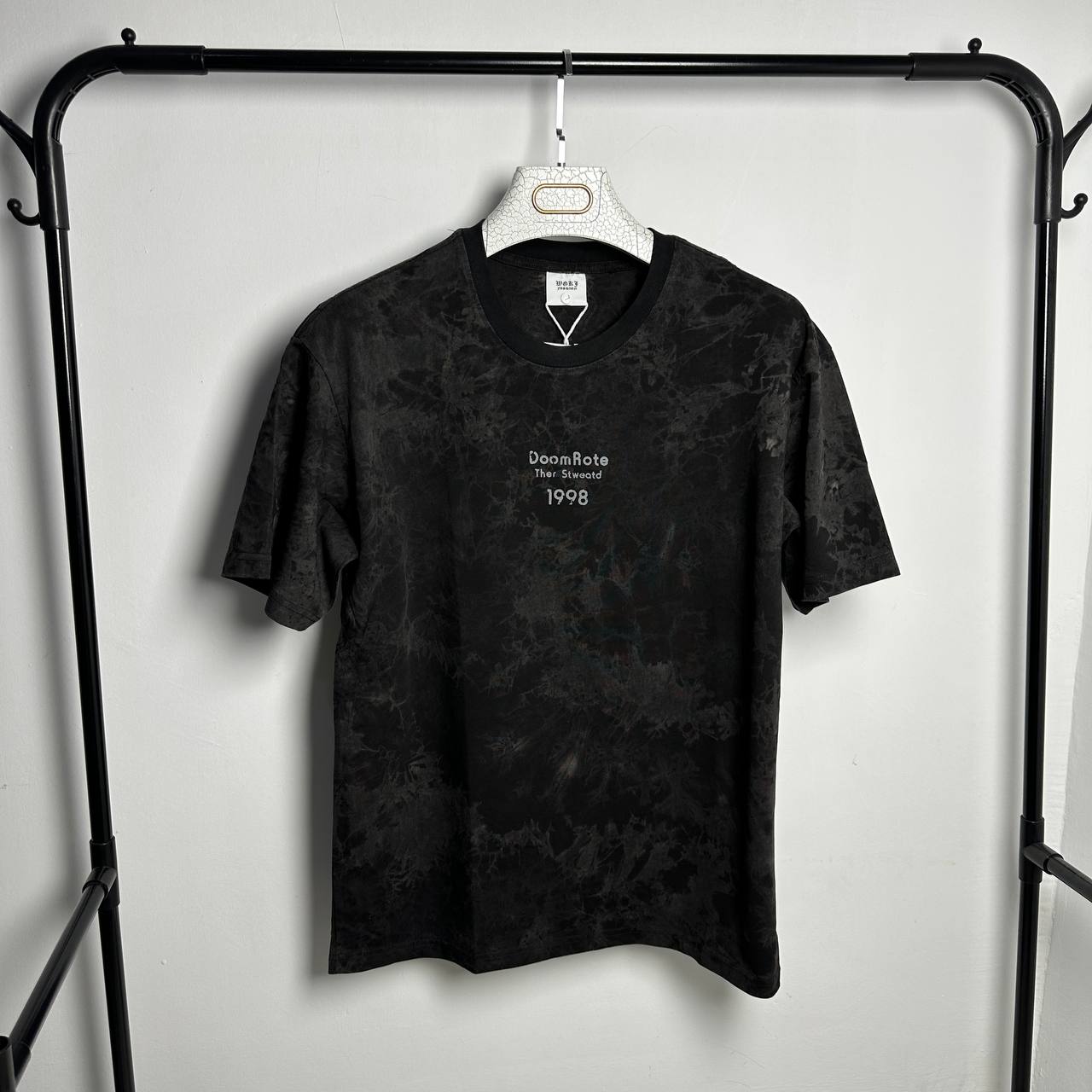 T-shirt OVERSIZED BLACK VOLCANO