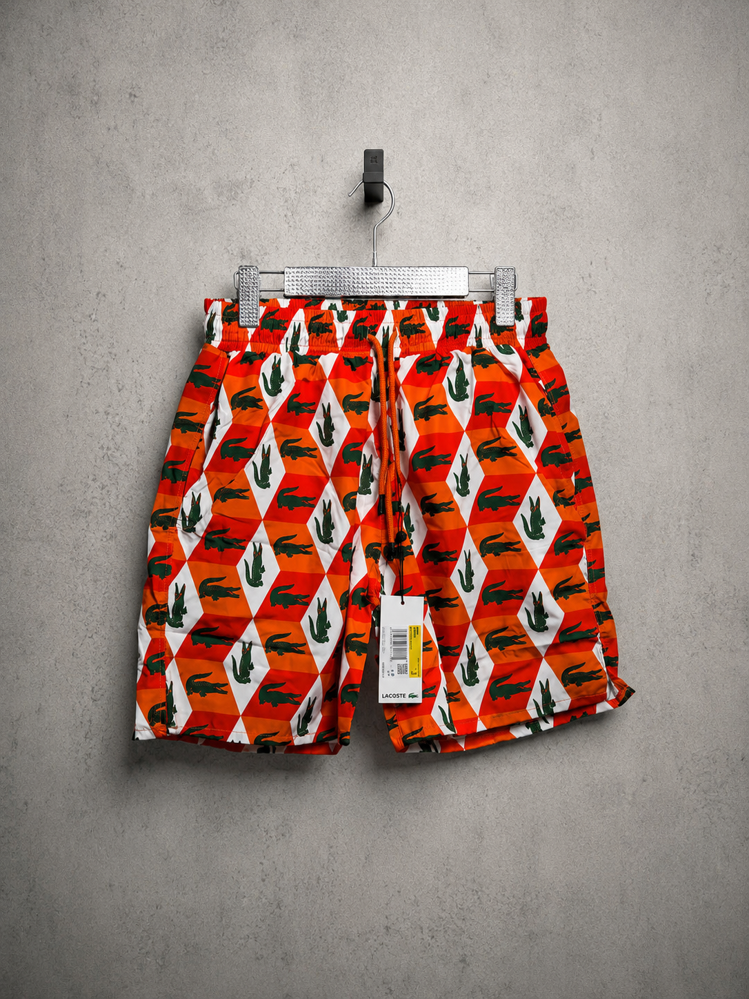 SHORT LACOSTE ORANGE - V