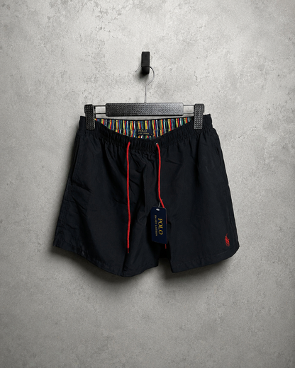 VELVO POLO SHORT - BLACK