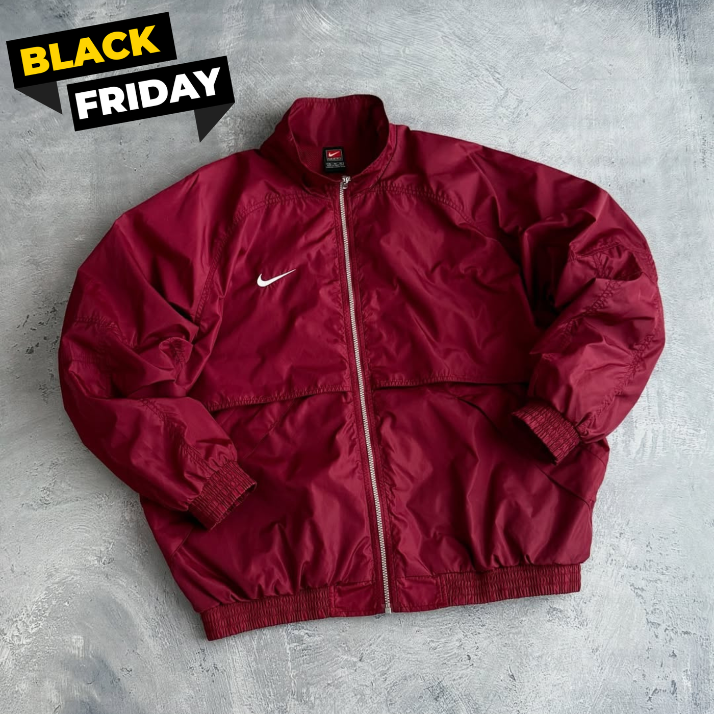 VINTAGE ALL  RED NIKE JACKET