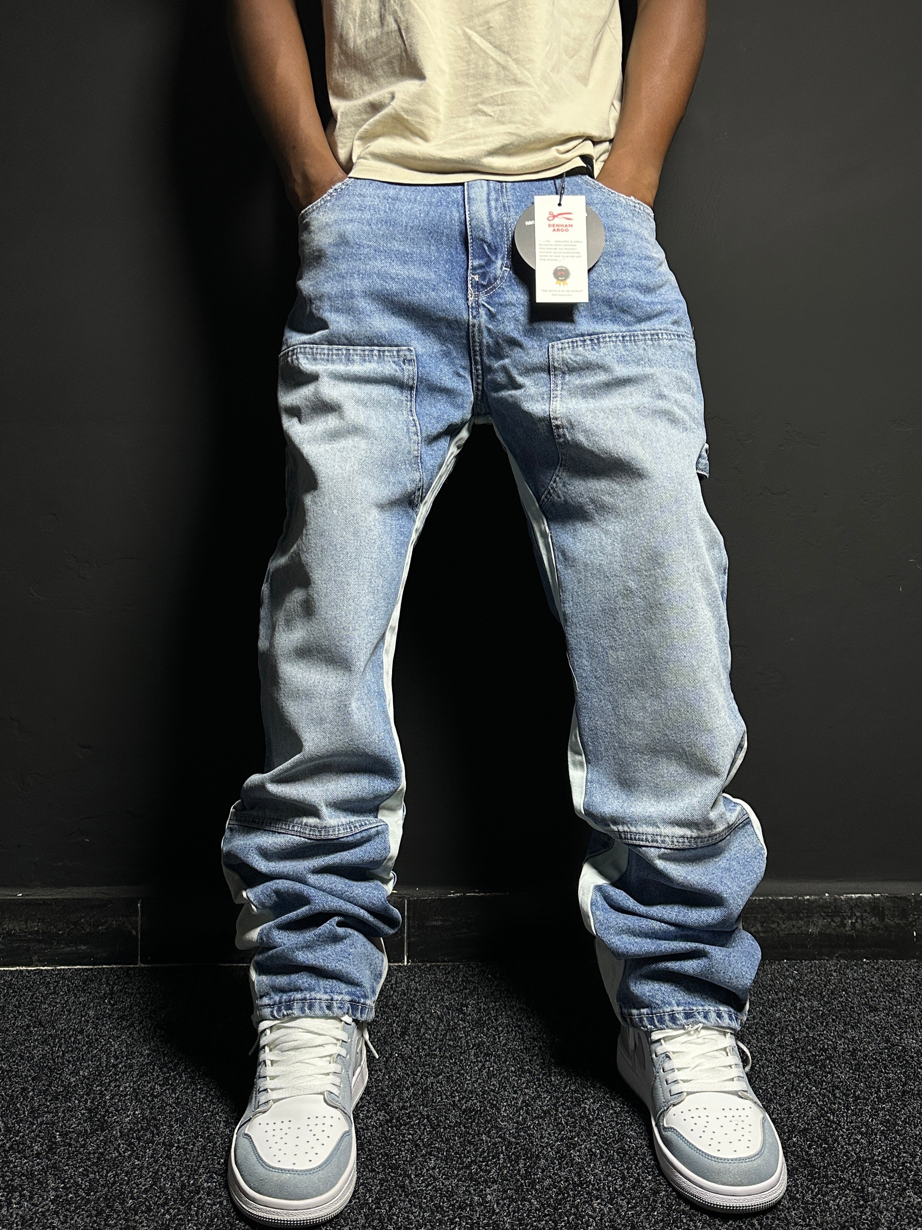 ARGO BRAND ORIGINAL BLUE BAGGY JEANS