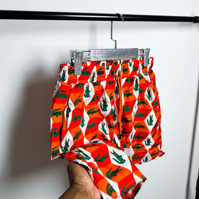 SHORT LACOSTE ORANGE - V