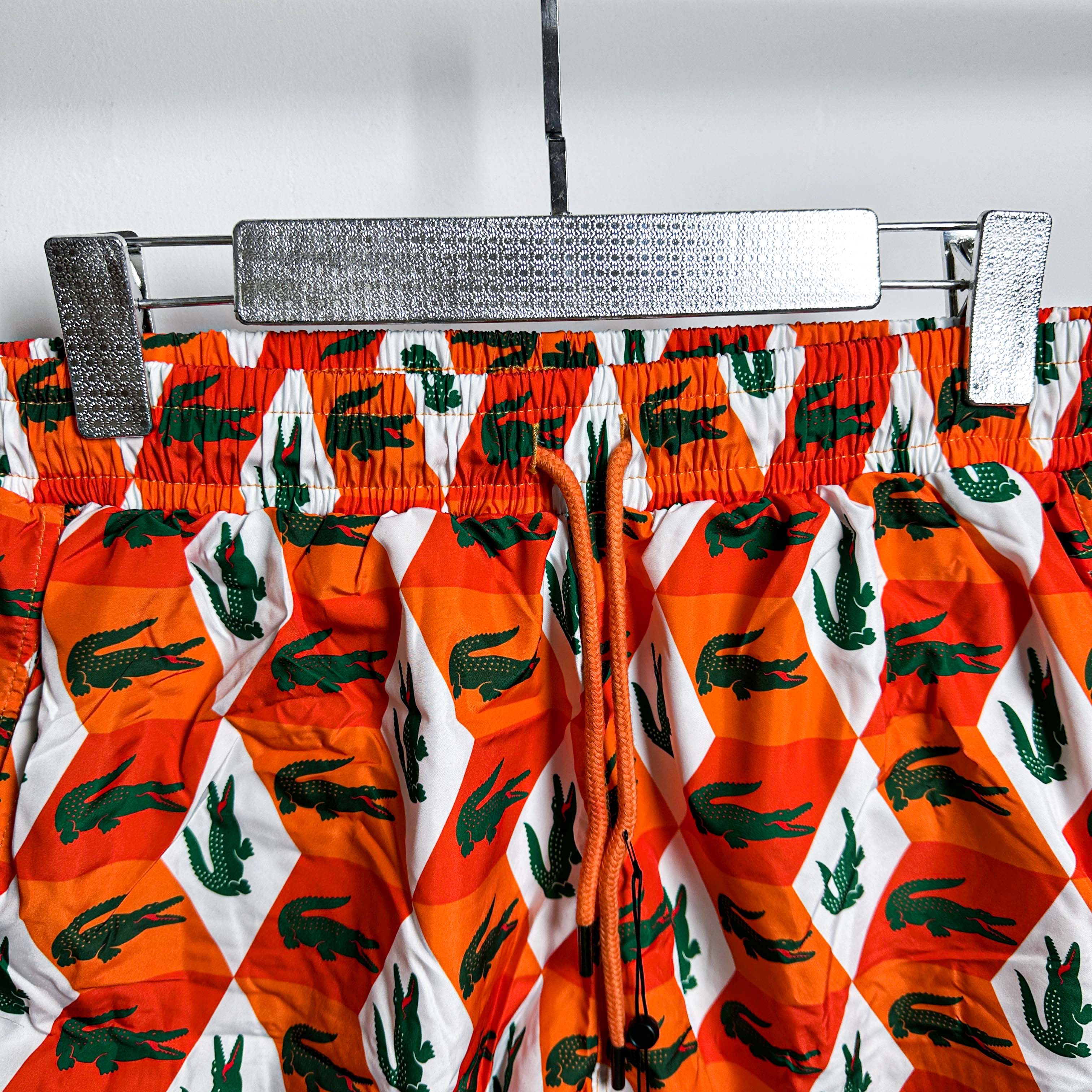 SHORT LACOSTE ORANGE - V