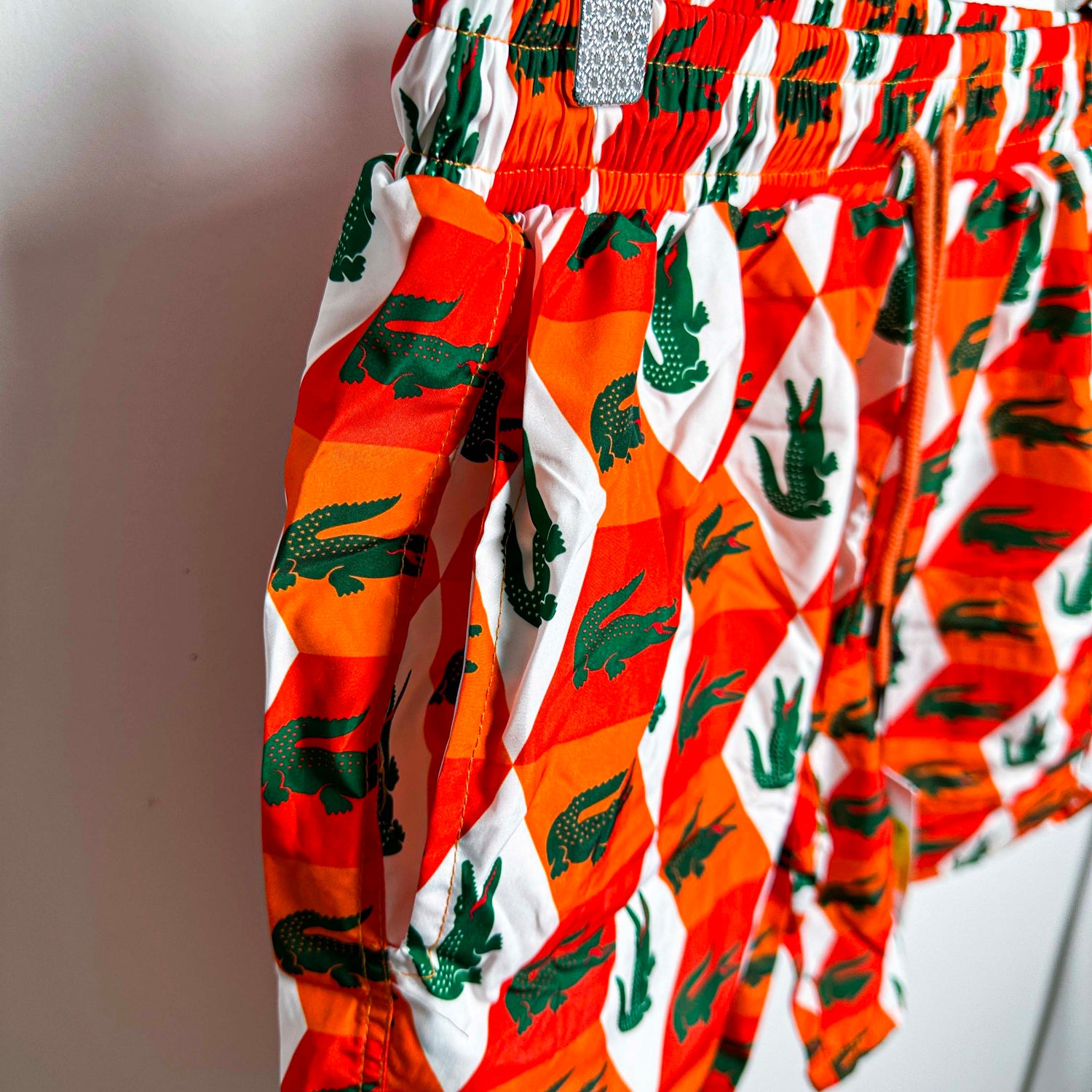 SHORT LACOSTE ORANGE - V