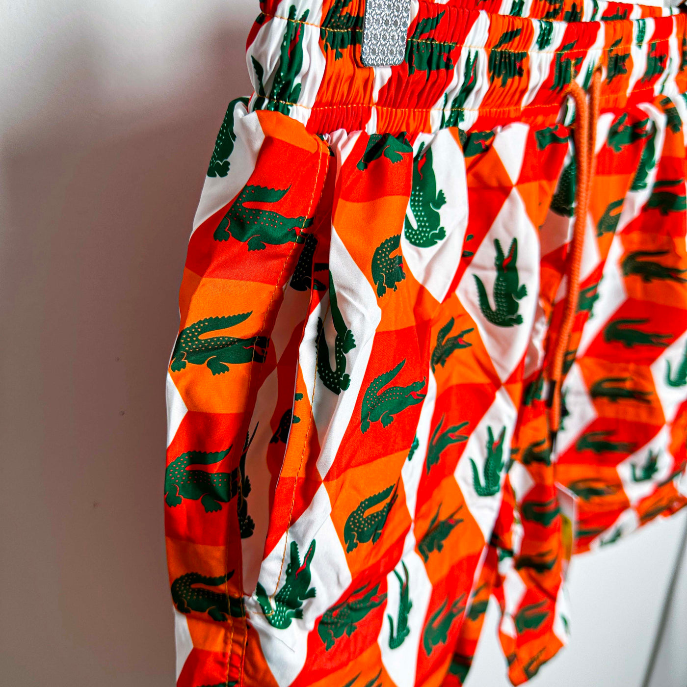 SHORT LACOSTE ORANGE - V