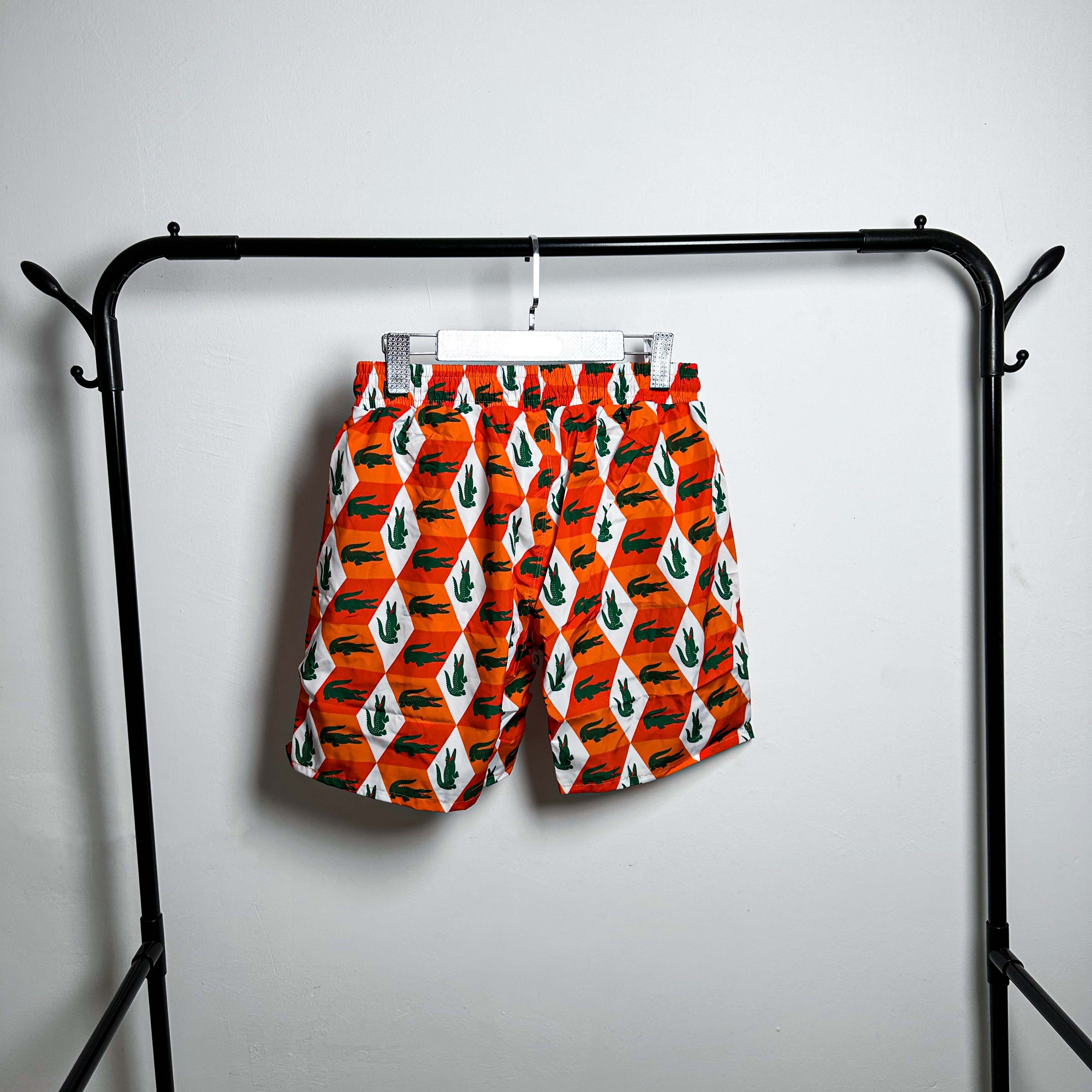 SHORT LACOSTE ORANGE - V