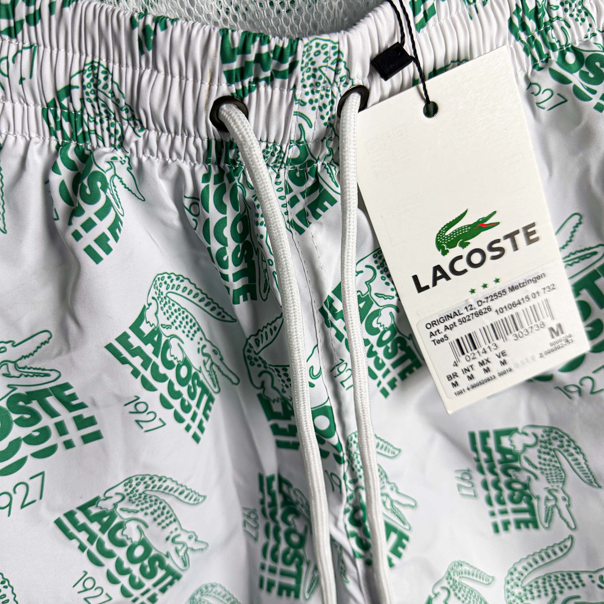 SHORT LACOSTE WHITE - VI