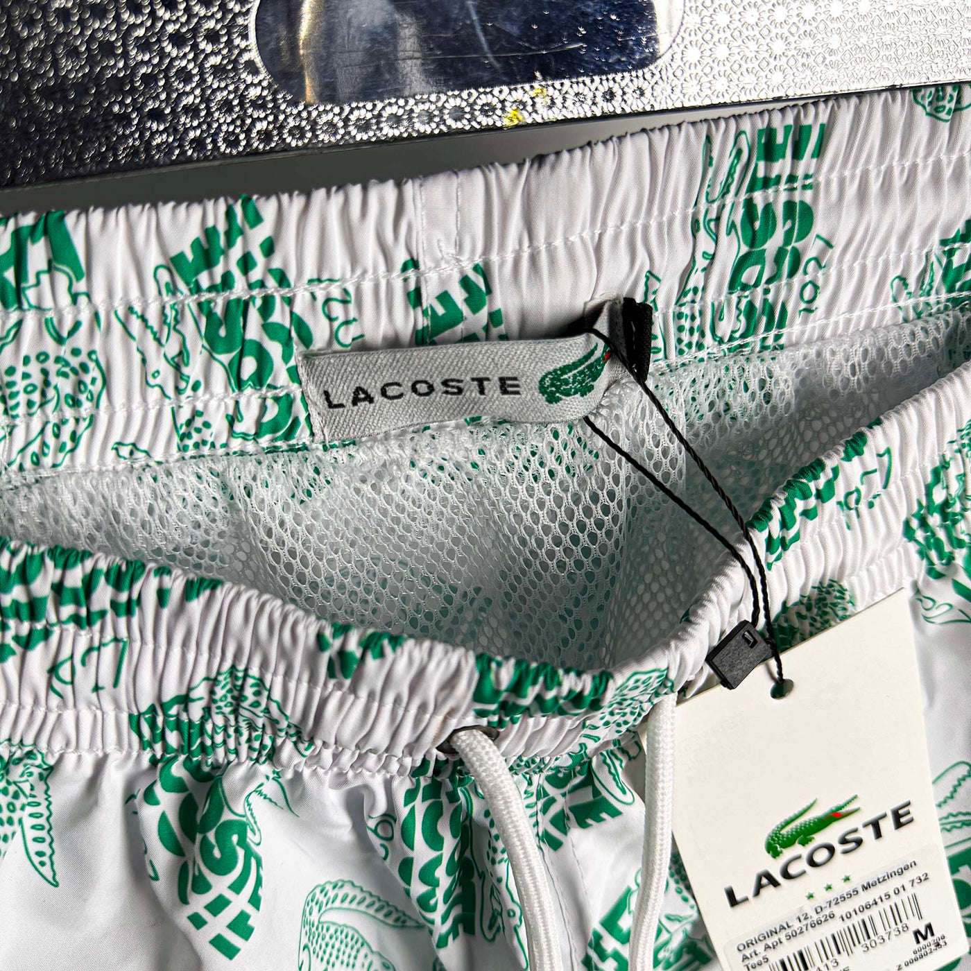 SHORT LACOSTE WHITE - VI