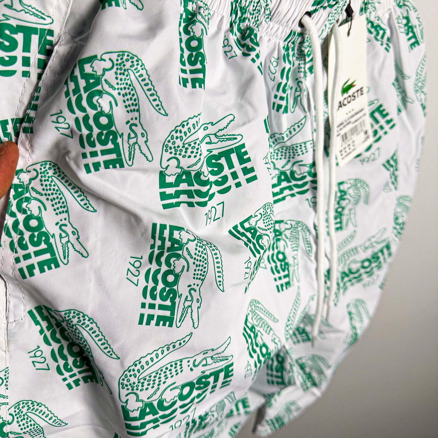 SHORT LACOSTE WHITE - VI