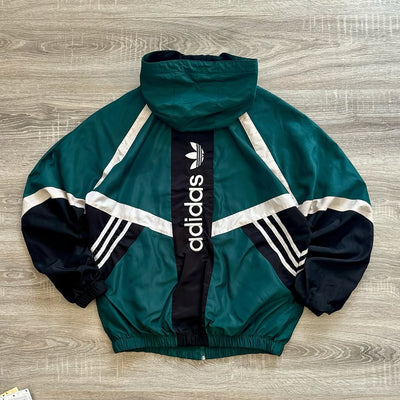 ADIDAS GREEN VINTAGE JACKET
