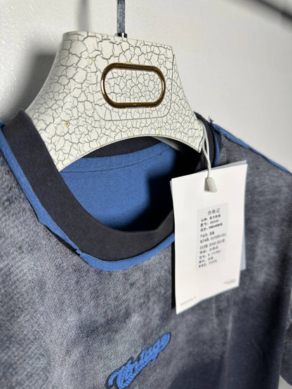 Oversized Elite T-shirt v32 - BLUE