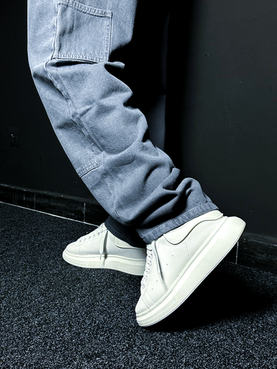 GREY LOUIS VUITTON BAGGY JEANS