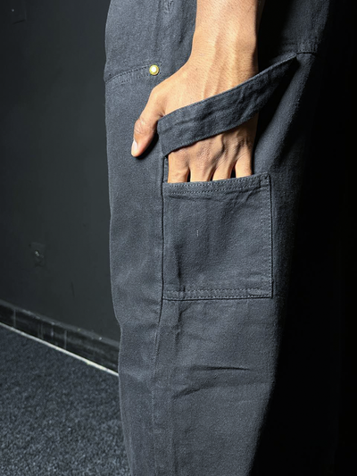 BLACK LOUIS VUITTON BAGGY JEANS