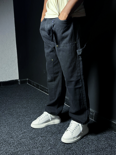 BLACK LOUIS VUITTON BAGGY JEANS