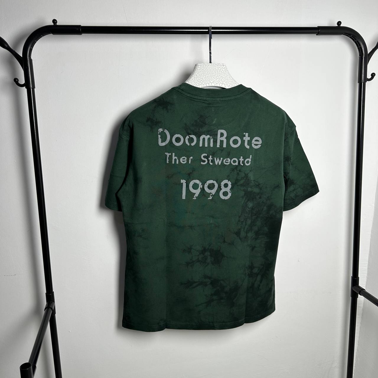 T-shirt OVERSIZED GREEN VOLCANO