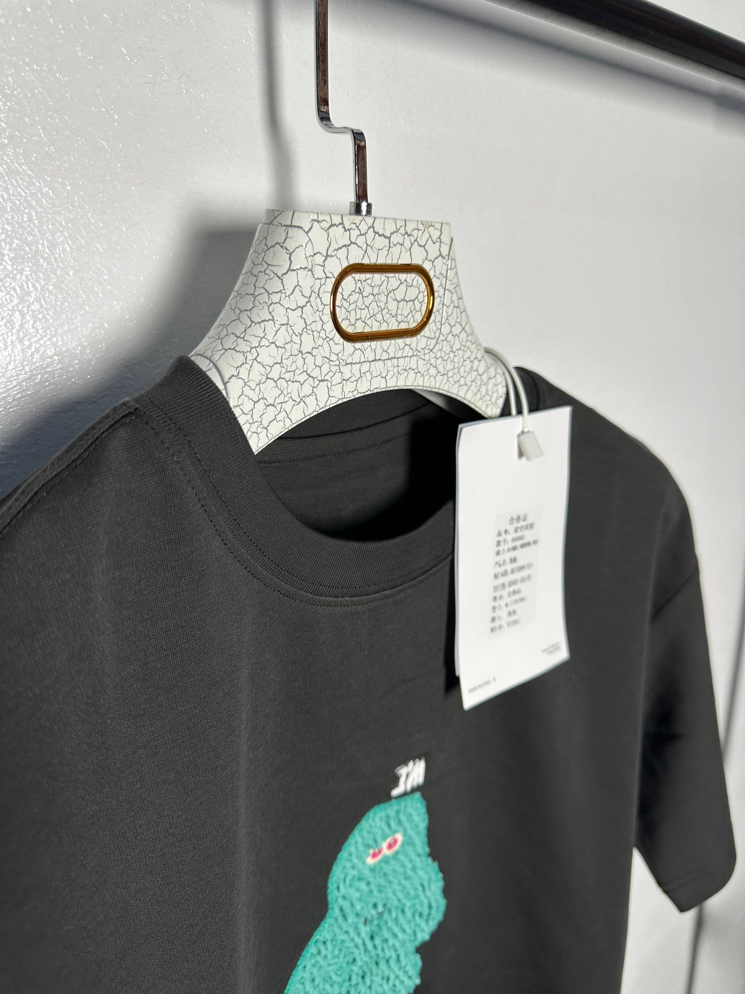CRAFTED OVERSIZED T-SHIRT HN-34 - GREY