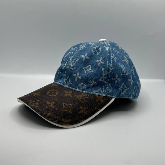 Louis Vuitton Denim & Brown Signature Cap 2025