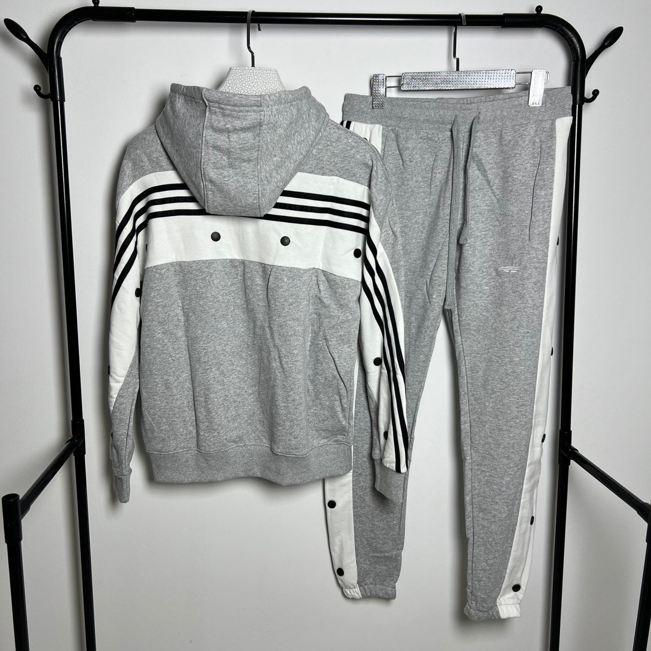 ENSEMBLE 3 BANDES ADIDAS GRIS