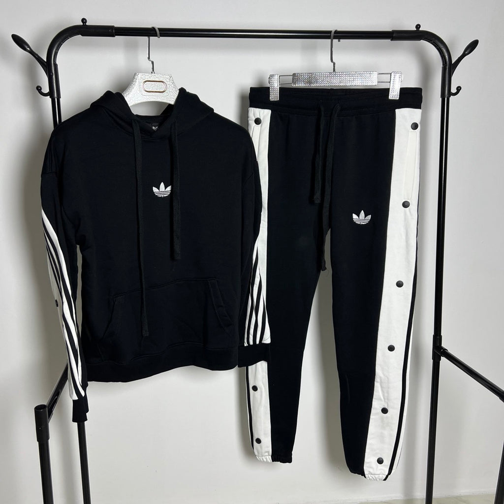 ENSEMBLE 3 BANDES ADIDAS NOIR