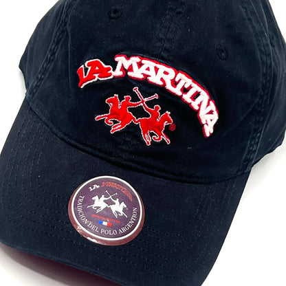 LA MARTINA CAP BLACK