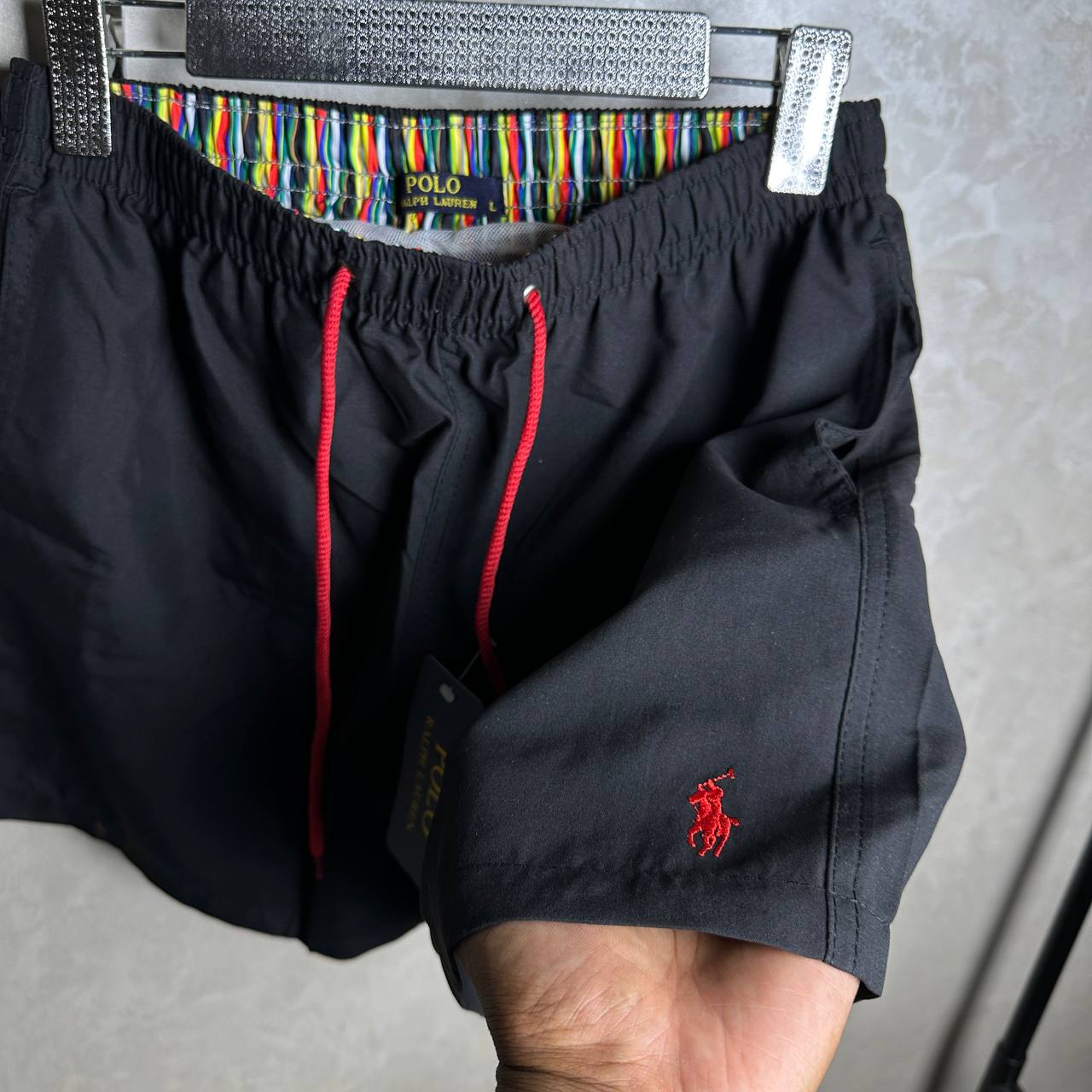 VELVO POLO SHORT - BLACK