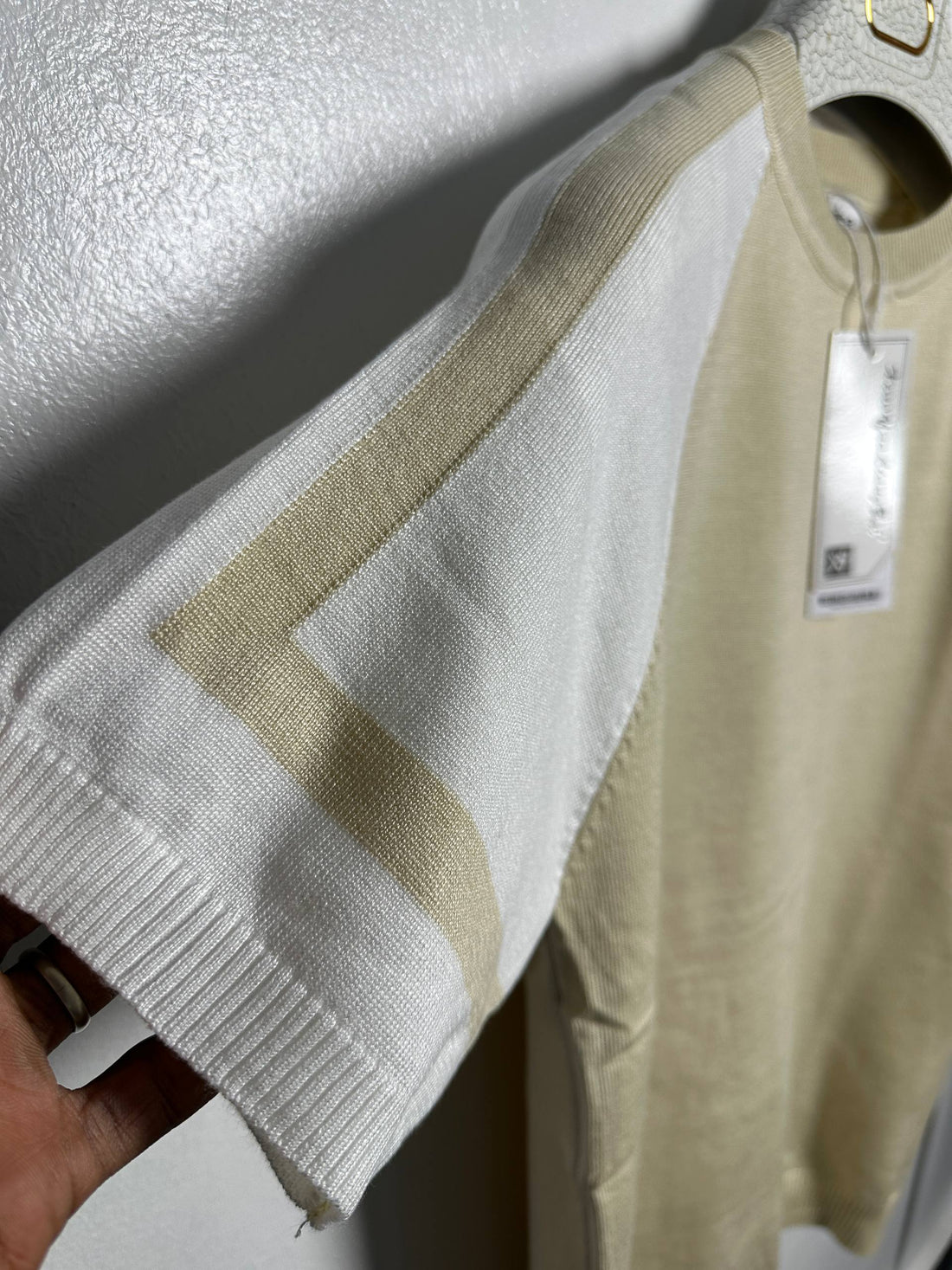 BasicFit cotton T-shirt - BEIGE