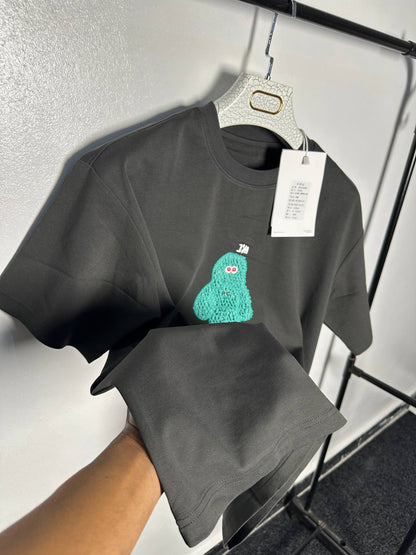 CRAFTED OVERSIZED T-SHIRT HN-34 - GREY