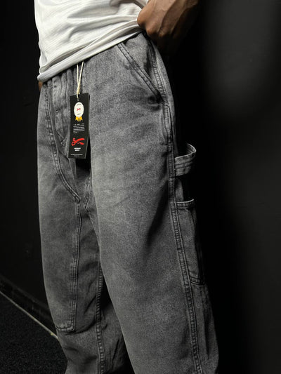 ARGO BRAND ORIGINAL GREY BAGGY JEANS 25