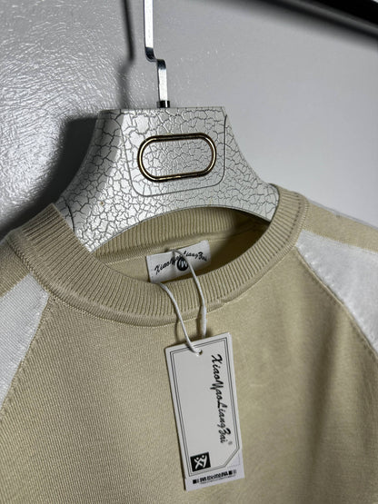 BasicFit cotton T-shirt - BEIGE
