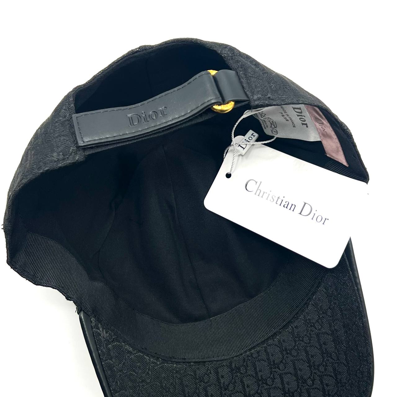 Cap Dior Full Black