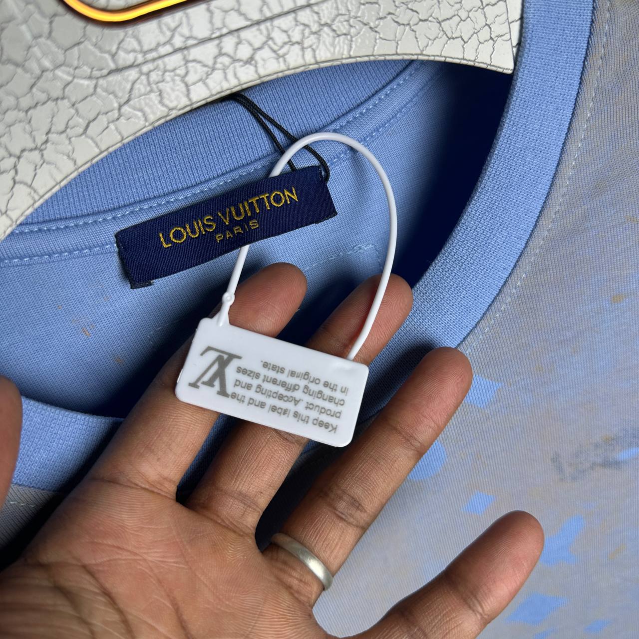 LV T-SHIRT PURE LINE - BLUE