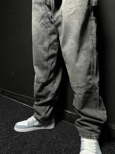 ARGO BRAND ORIGINAL GREY BAGGY JEANS 25