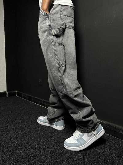 ARGO BRAND ORIGINAL GREY BAGGY JEANS 25