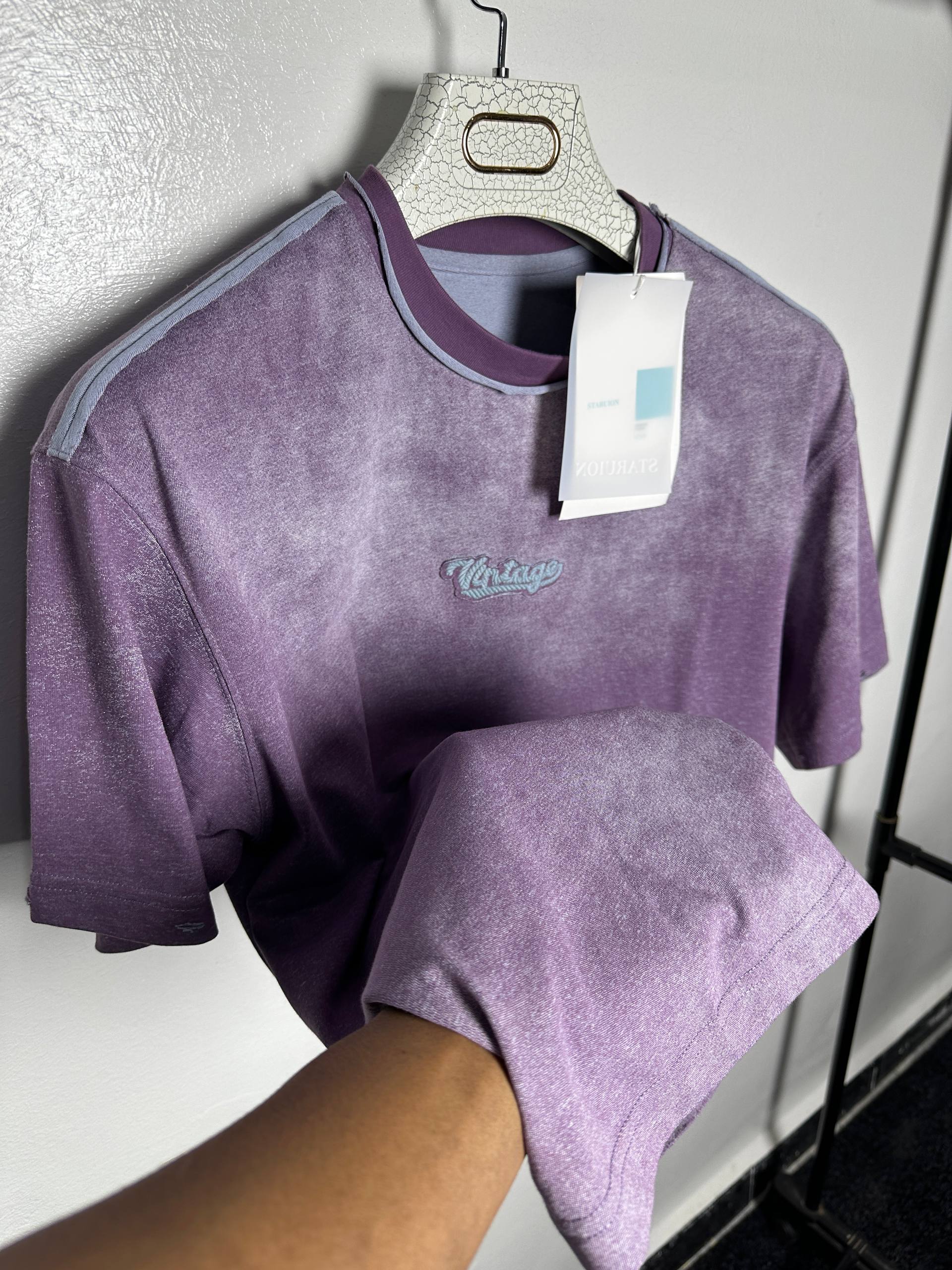 Oversized Elite T-shirt v32 - PURPLE