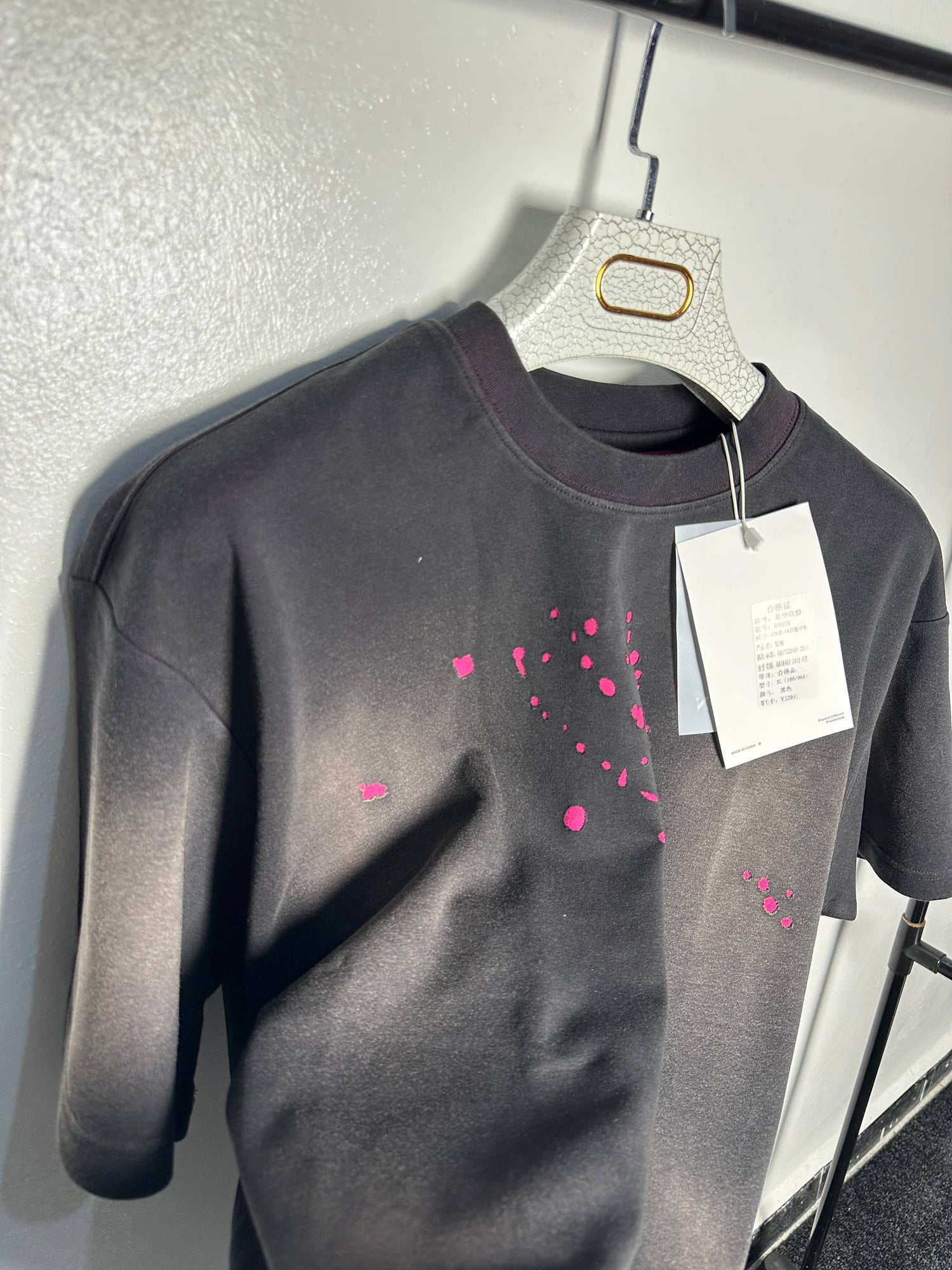 T-shirt Oversized Volcano v3 - BLACK