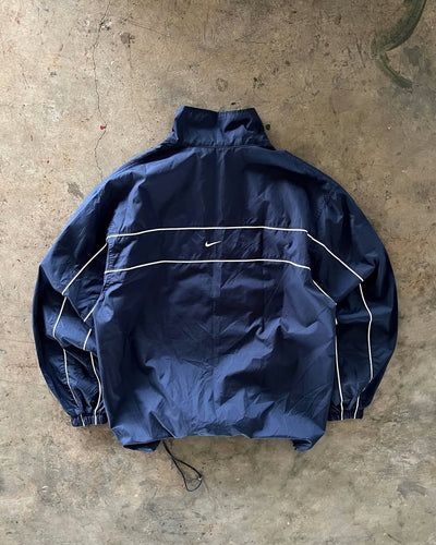 Nike Retro Track Jacket - White & Navy Block Style